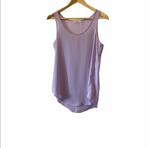 RICKIS Lilac Semi Sheer Scoop Neck Light Tank Top